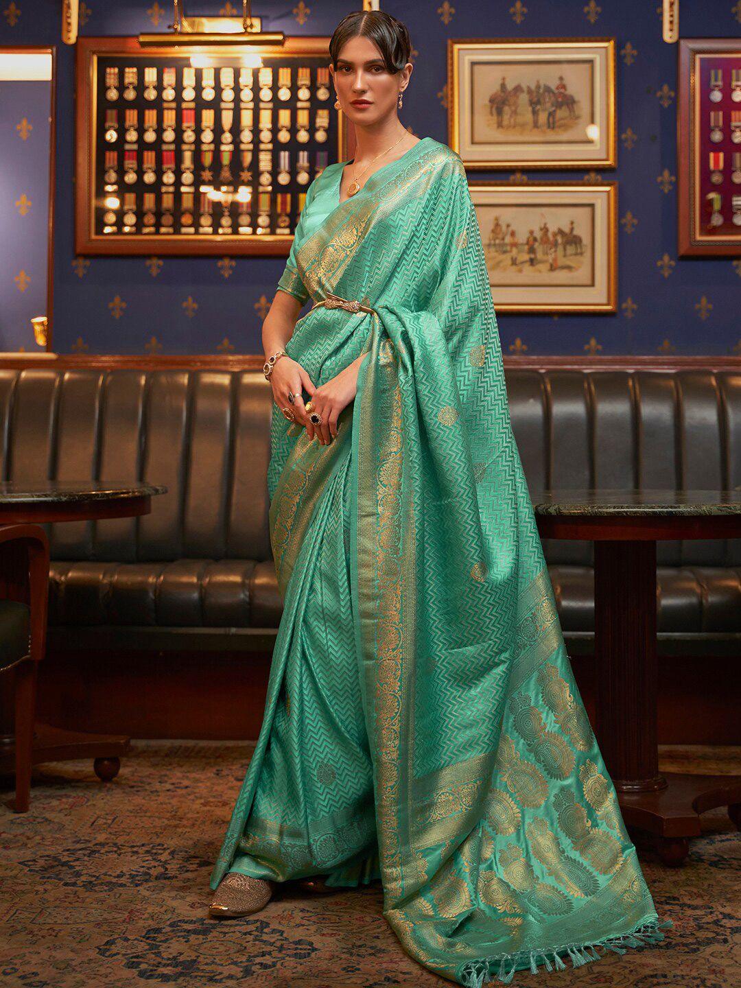 mitera woven design zari banarasi saree