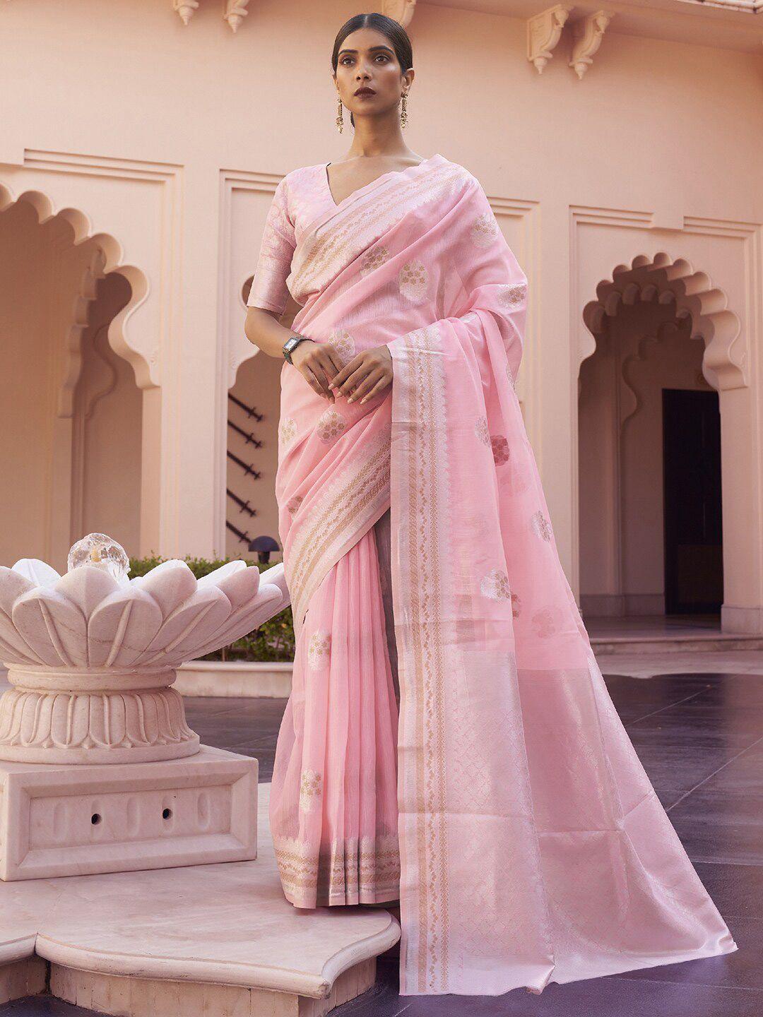 mitera woven design zari banarasi saree