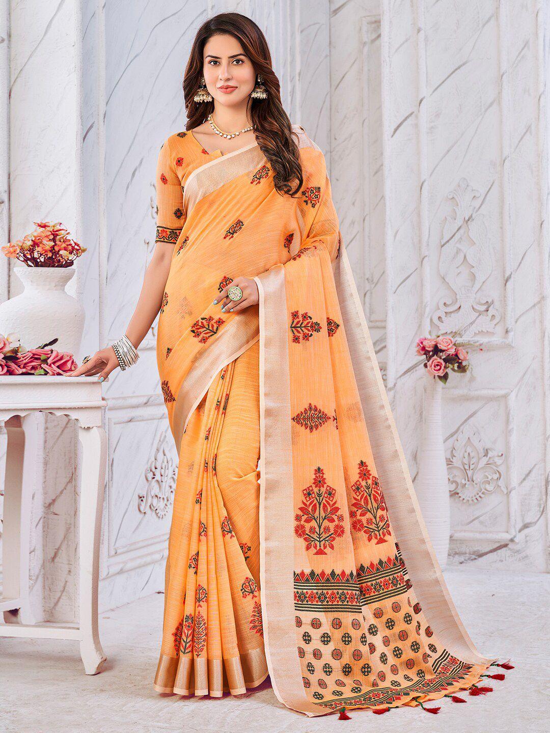 mitera woven design zari banarasi saree