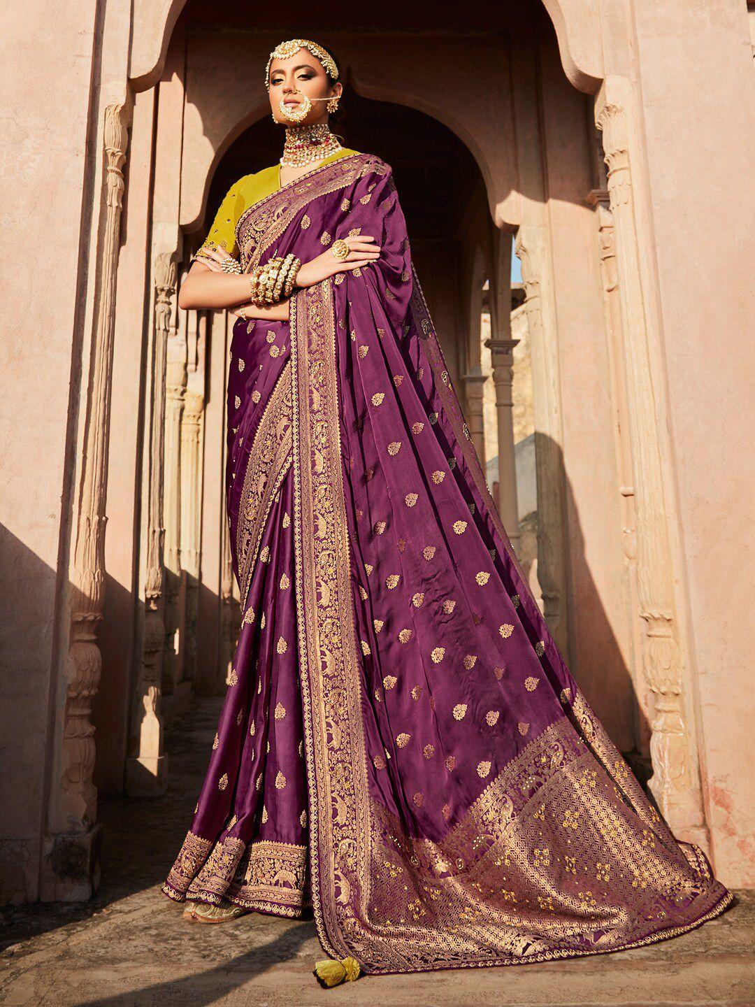 mitera woven design zari banarasi saree