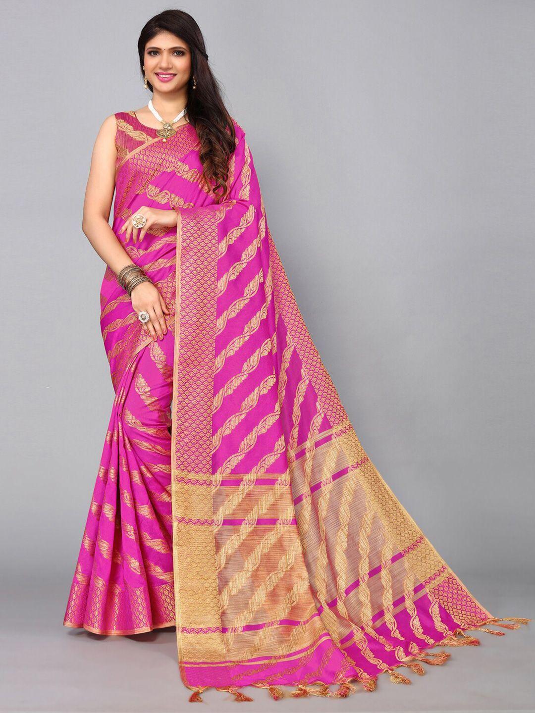 mitera woven design zari detailed saree