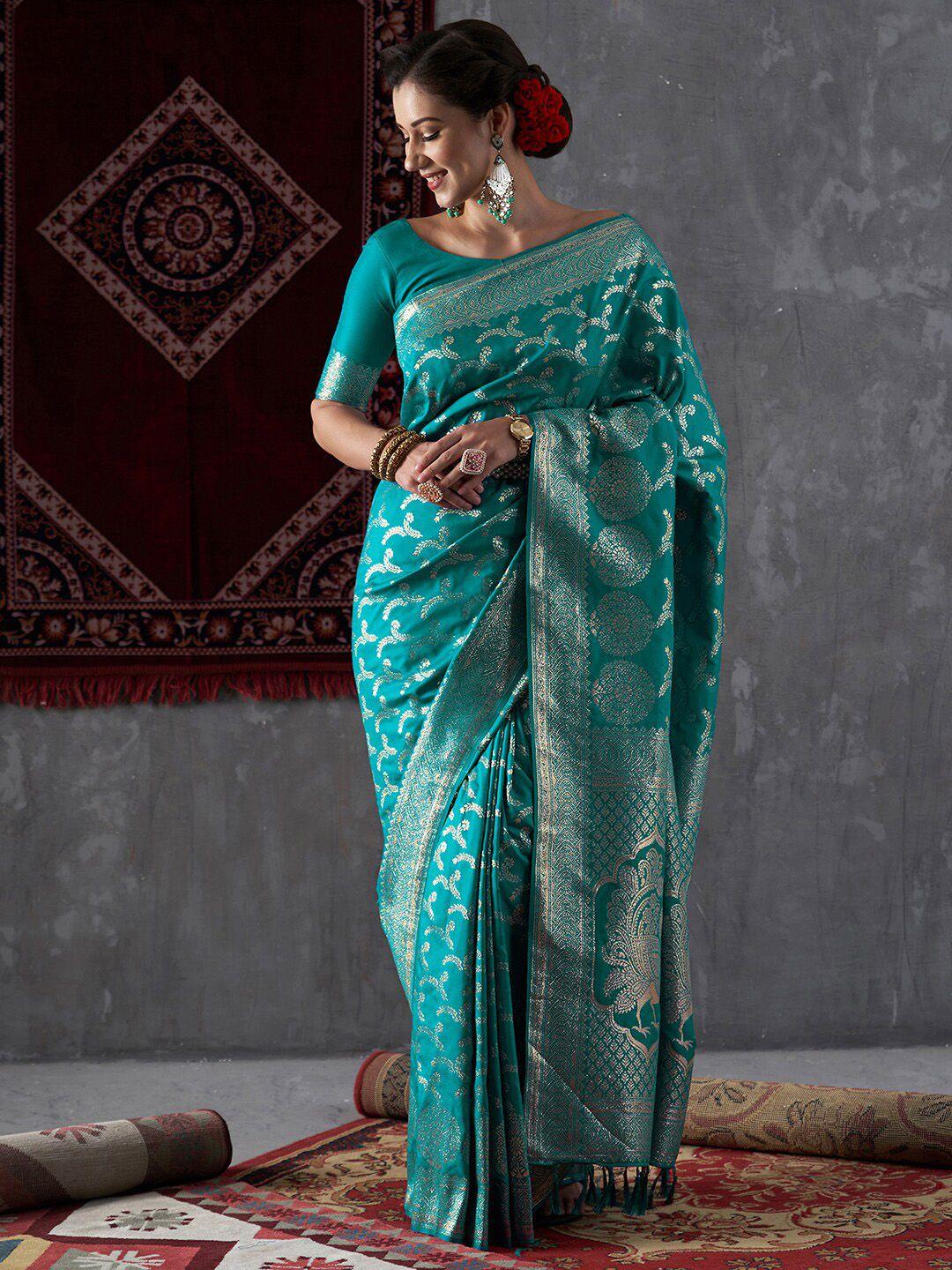 mitera woven design zari kanjeevaram saree