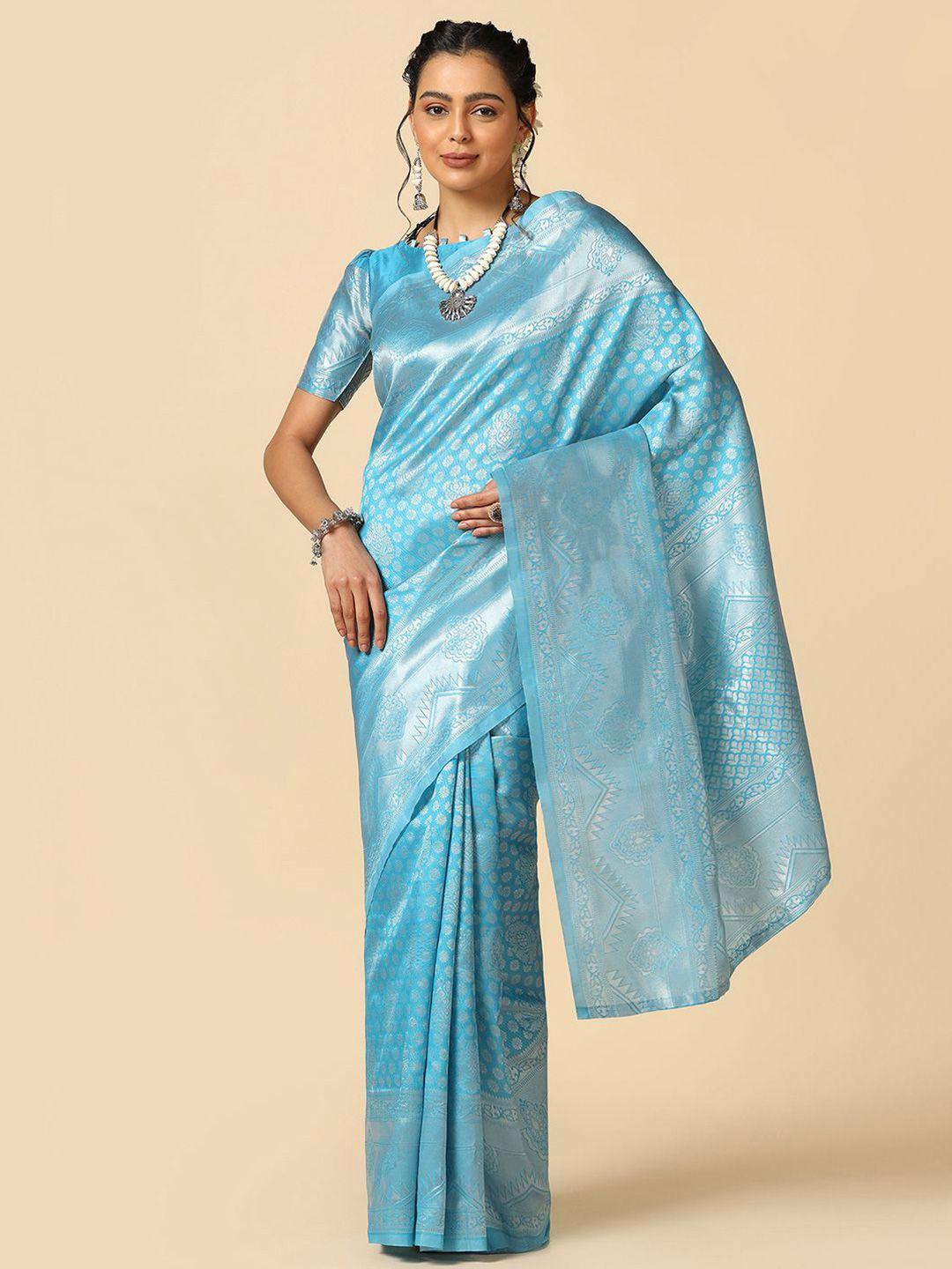 mitera woven design zari poly silk jacquard banarasi saree