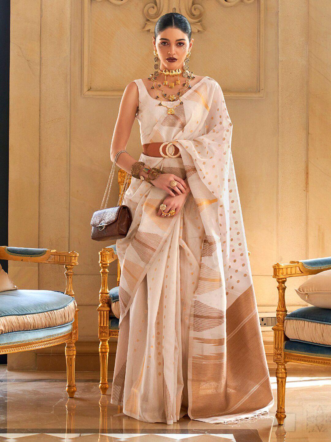 mitera woven design zari tissue banarasi saree