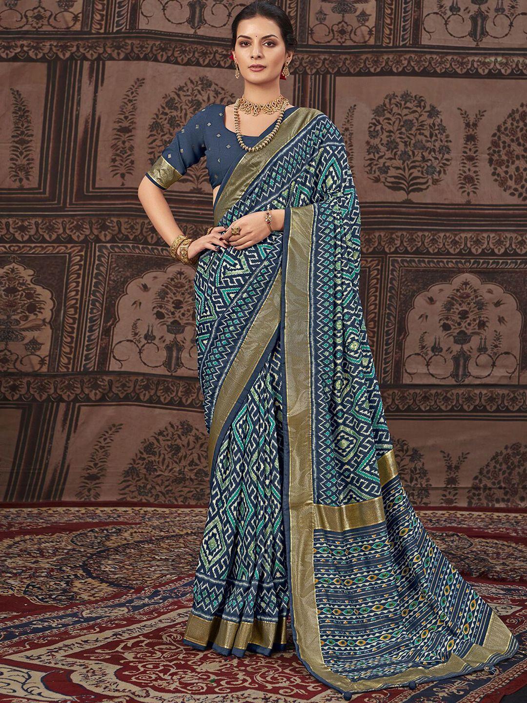 mitera zari pure silk pochampally saree