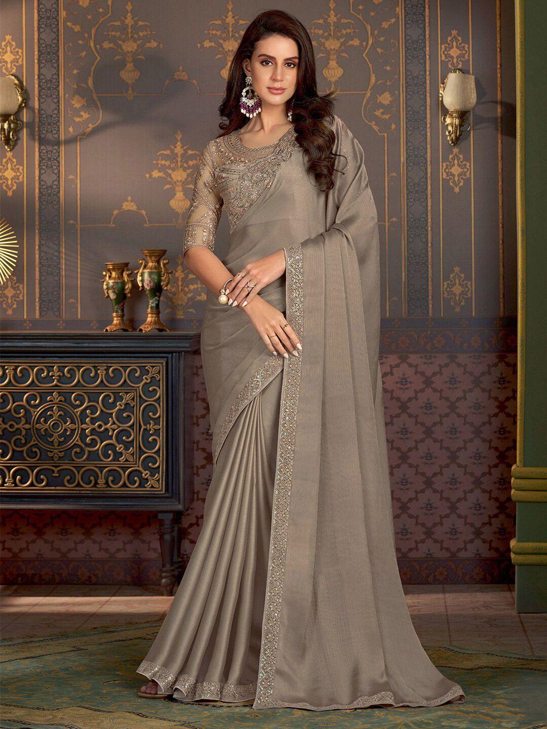 mitera zari satin kota saree