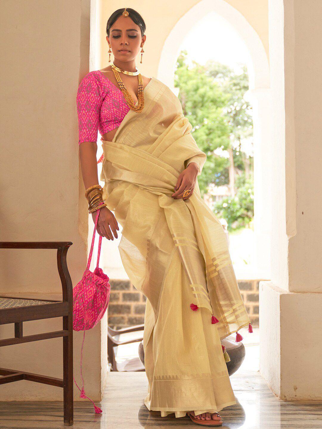 mitera zari tissue banarasi saree