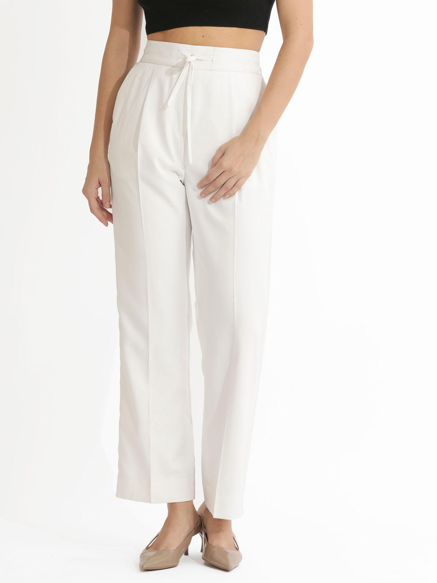 miza primary off white trouser