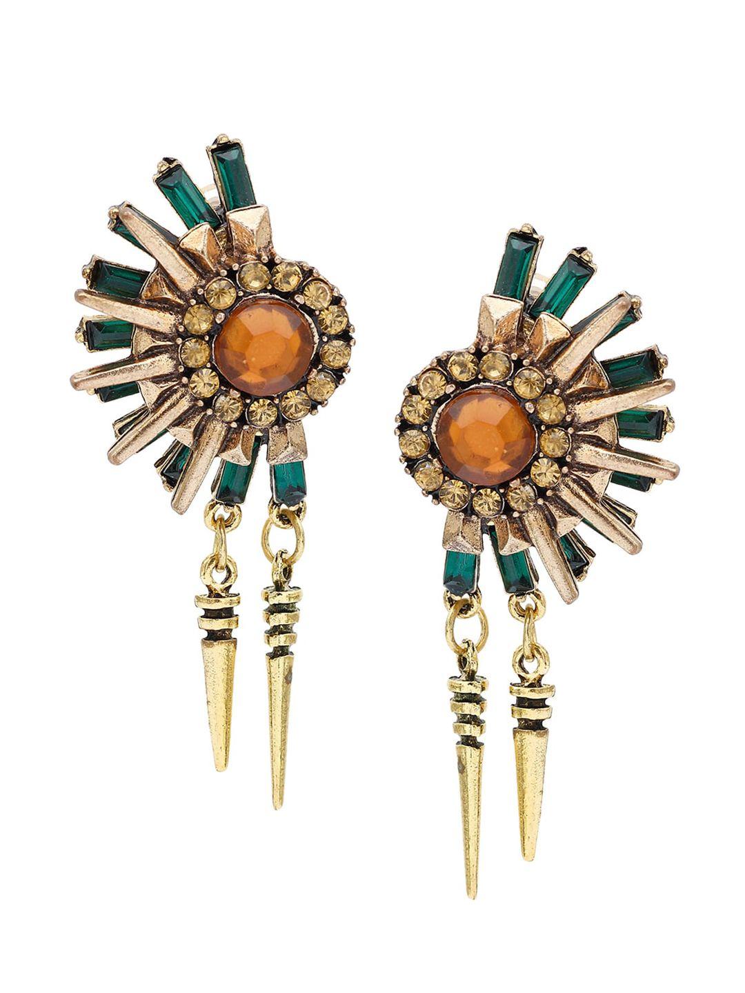 mizorri multicoloured contemporary drop earrings