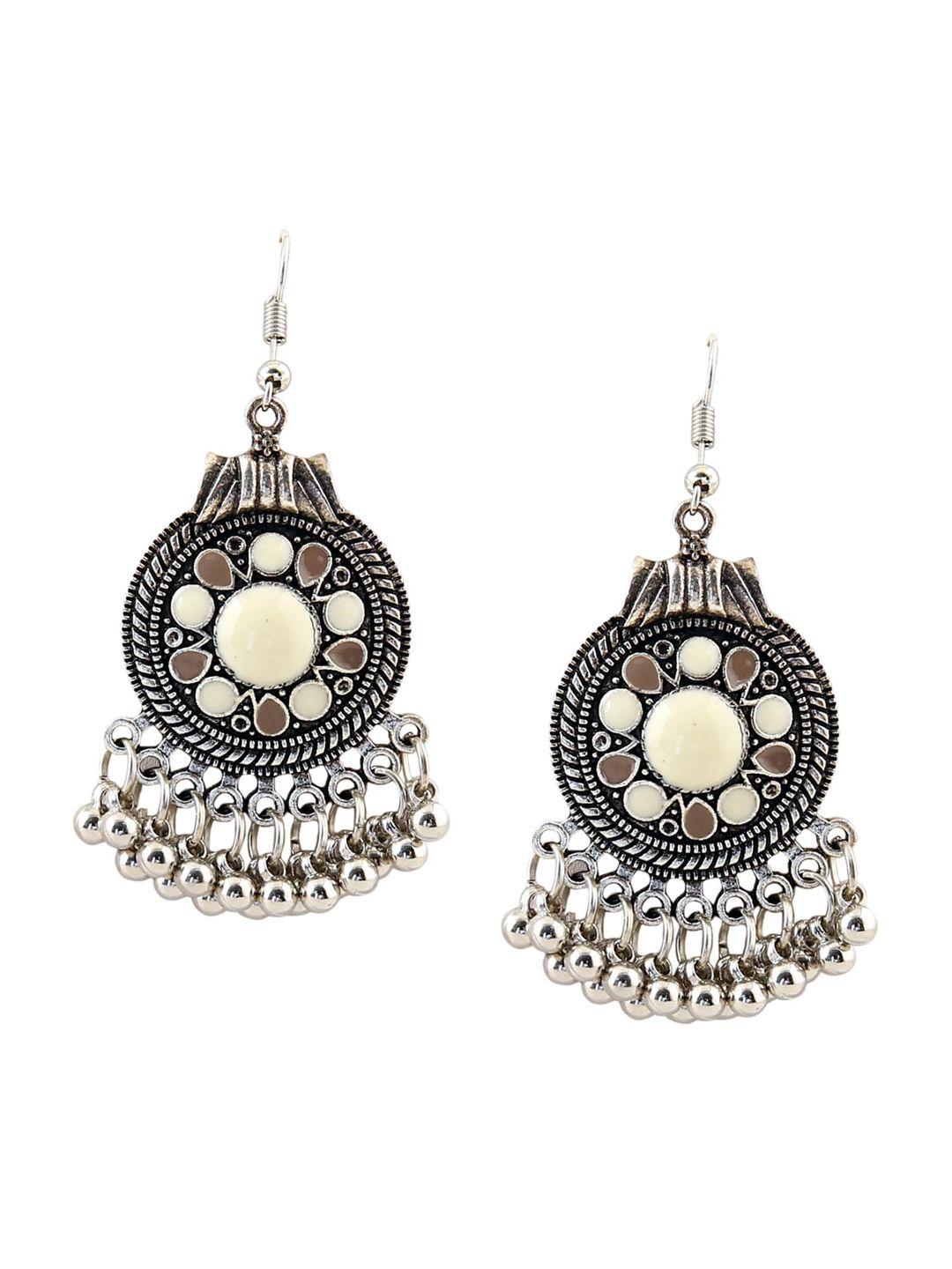 mizorri women brown tassel pendant dangle vintage drop earrings