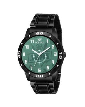 mk-2064w round analogue wrist watch