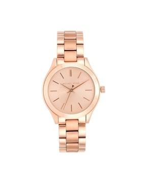 mk3513 mini slim runway analogue watch