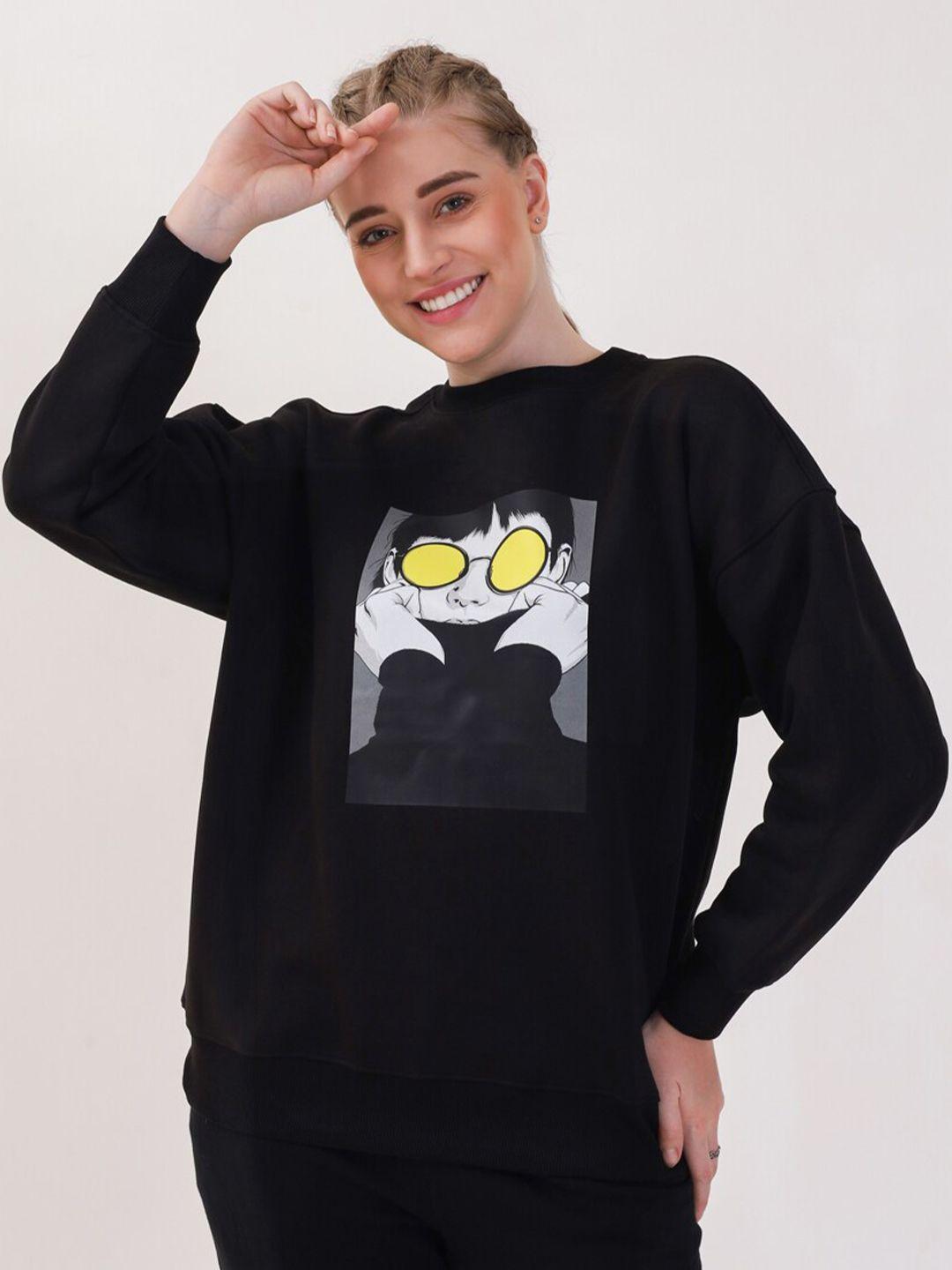 mkh women black sweatshirt