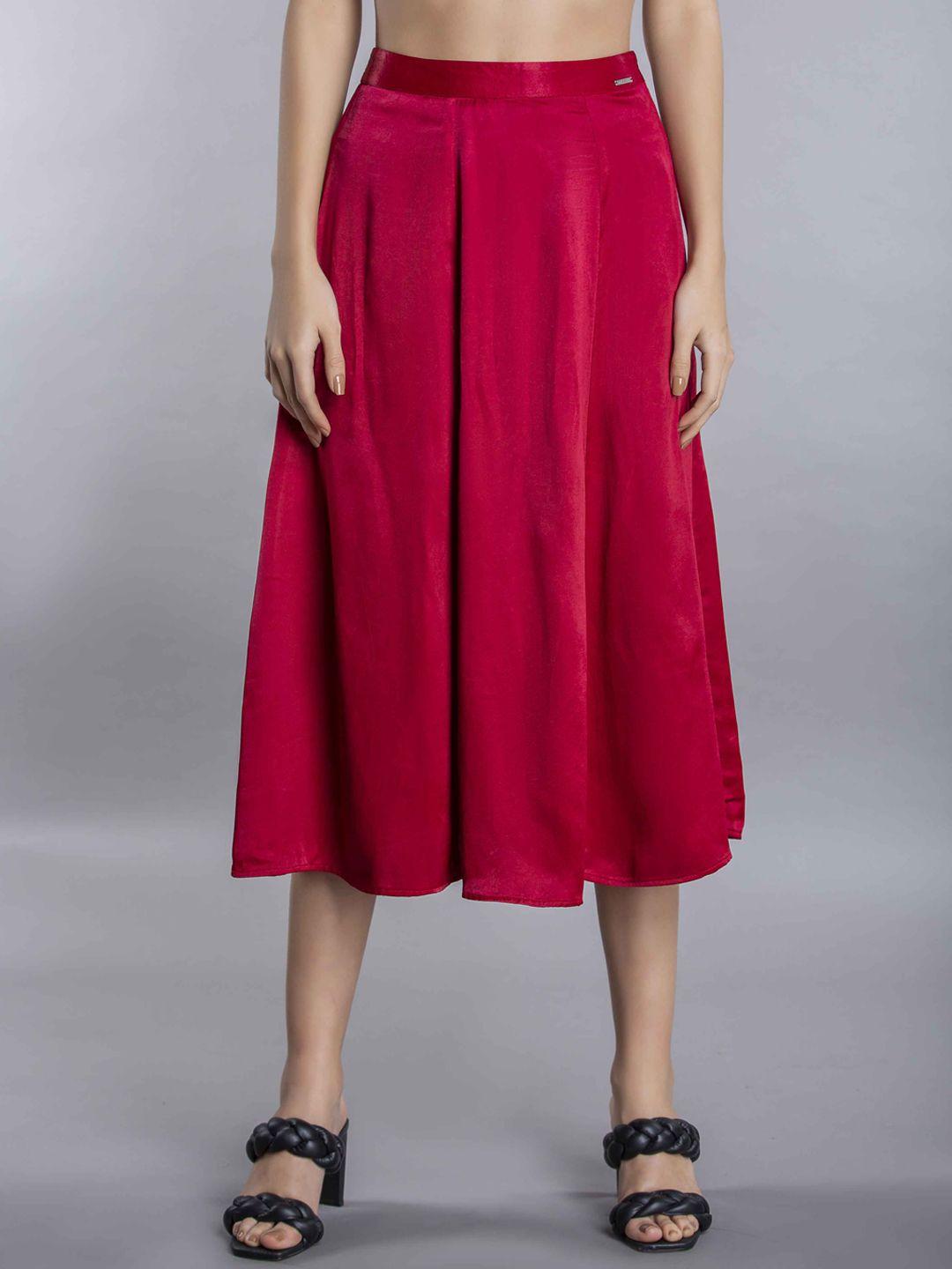 mkoal flared midi skirt