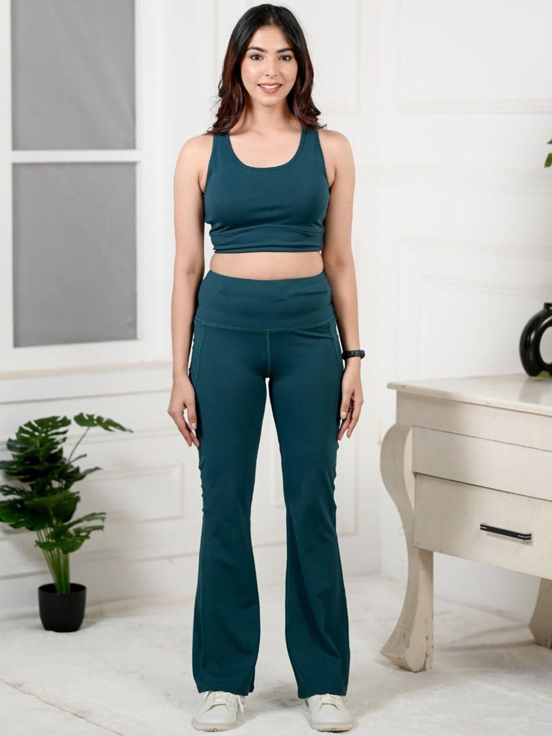 mlada women original flared low-rise lint free trousers