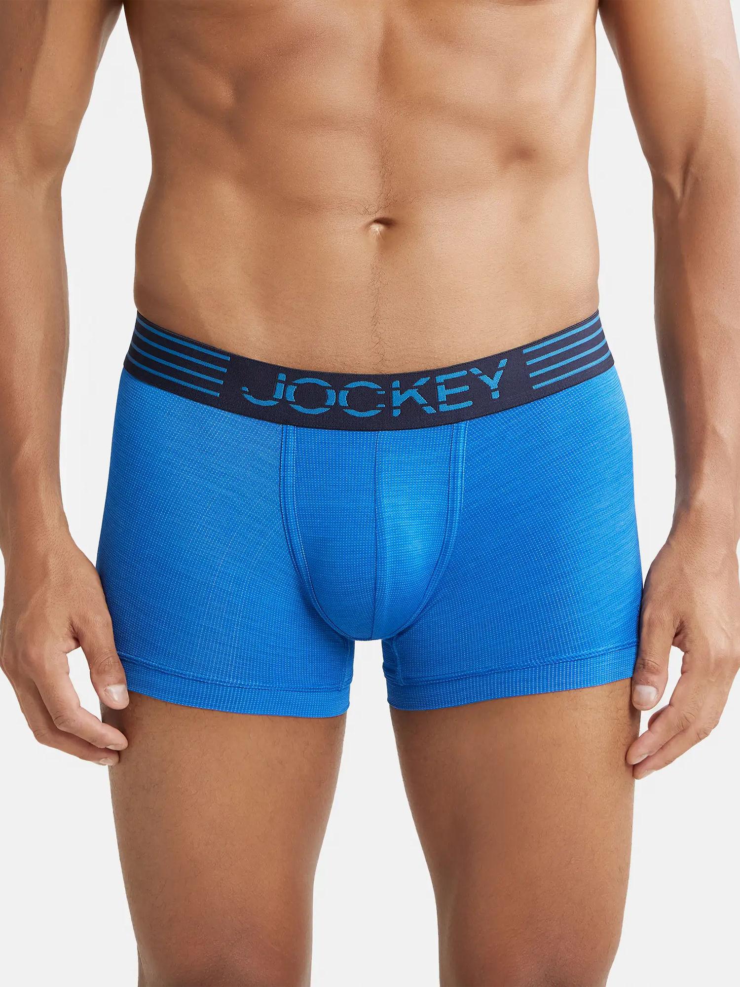 mm05 mens microfiber mesh sports trunk with stay dry technology-blue