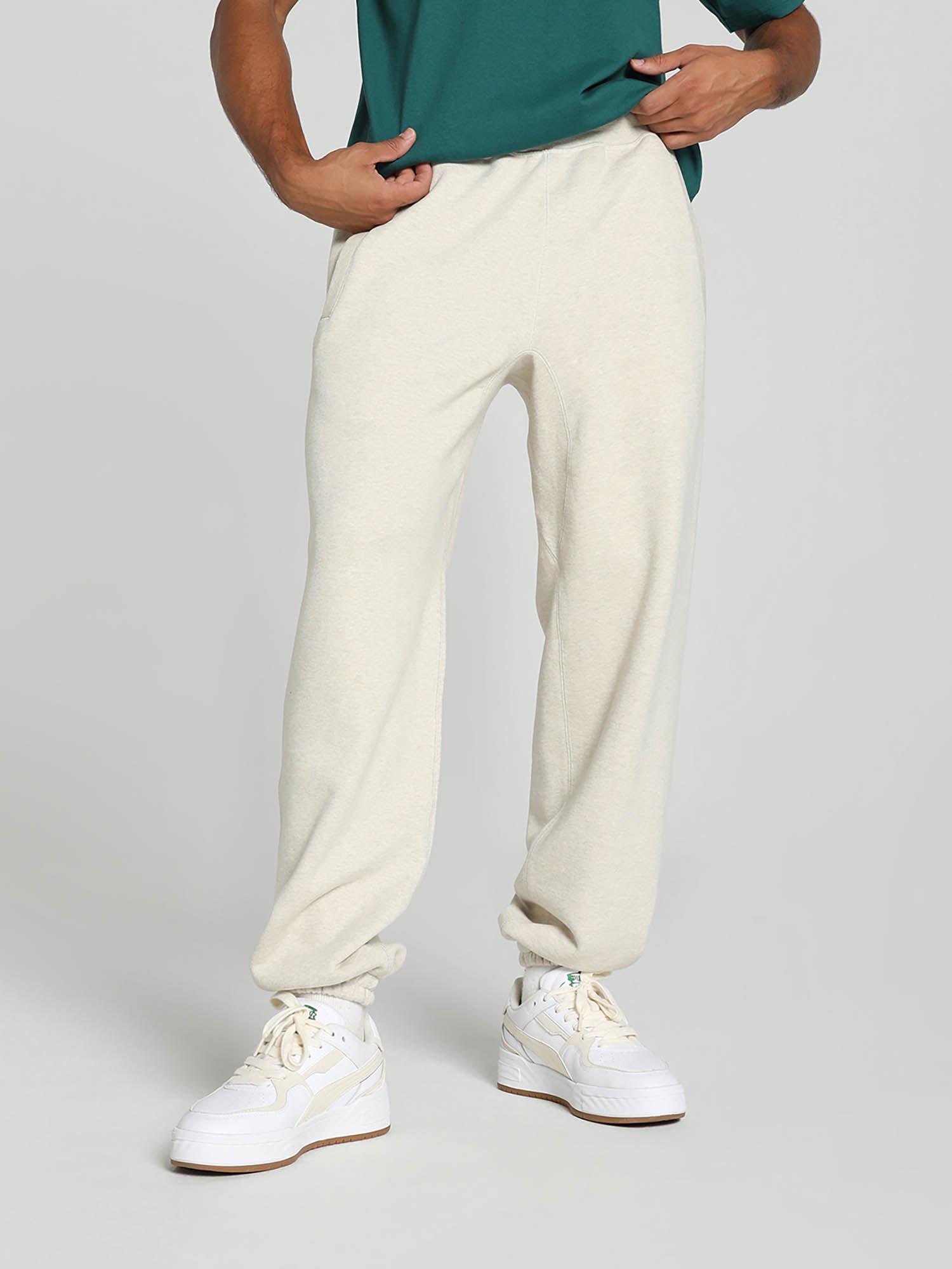 mmq men's beige sweat pants