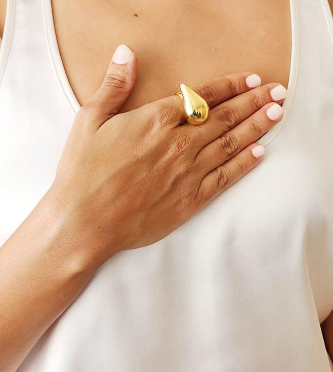 mnsh bold gold mini ring