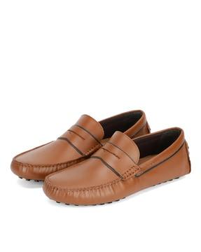 mocassins with genuine leather upper