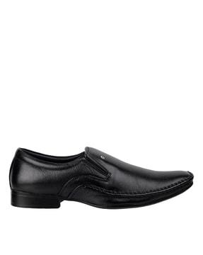 mocassins with slip-on styling