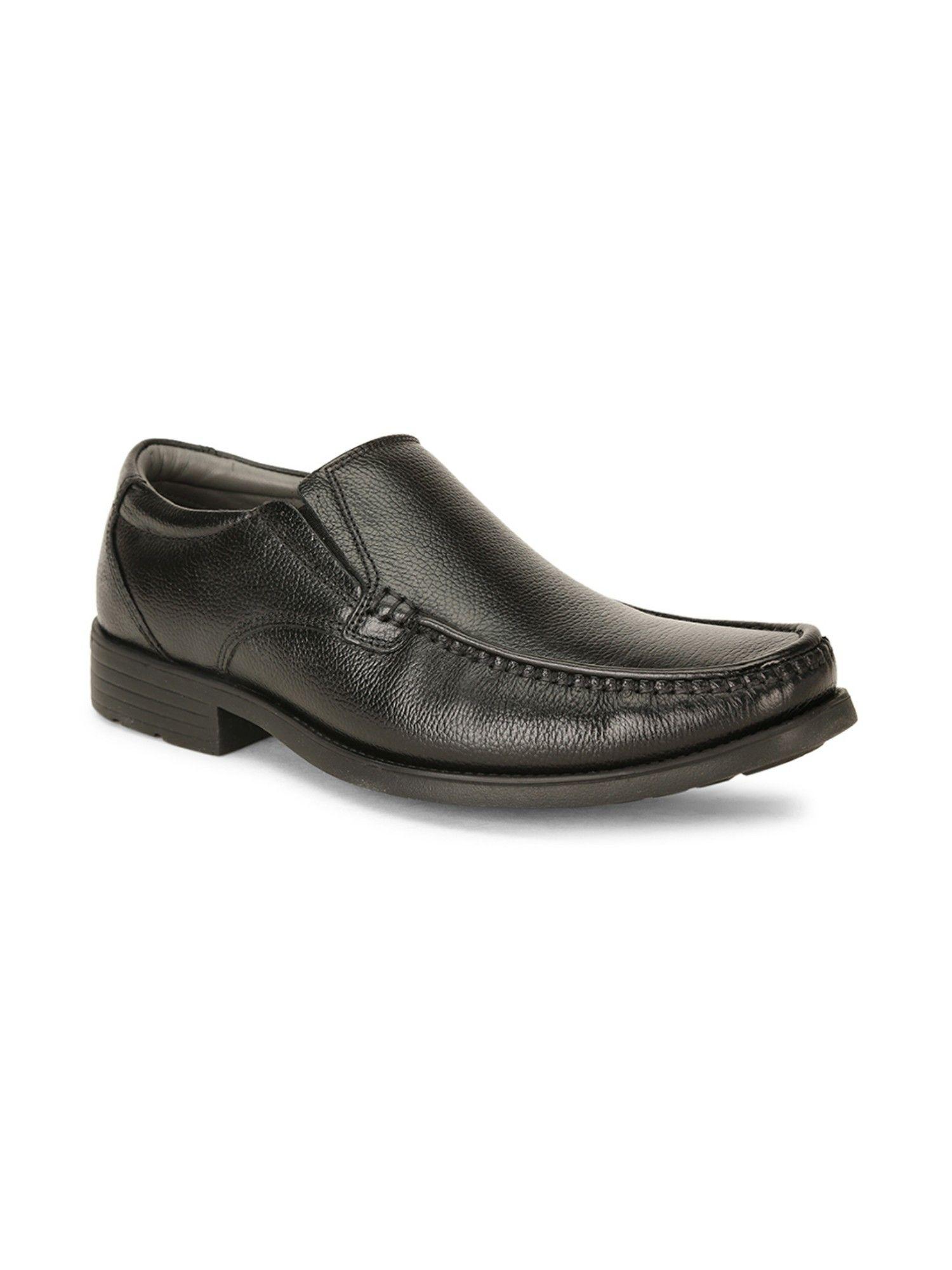 mocca zero g loafers for men (black)