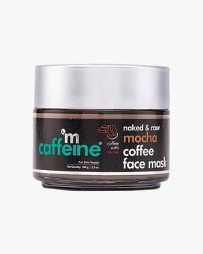 mocha coffee face mask with cocoa & bentonite clay