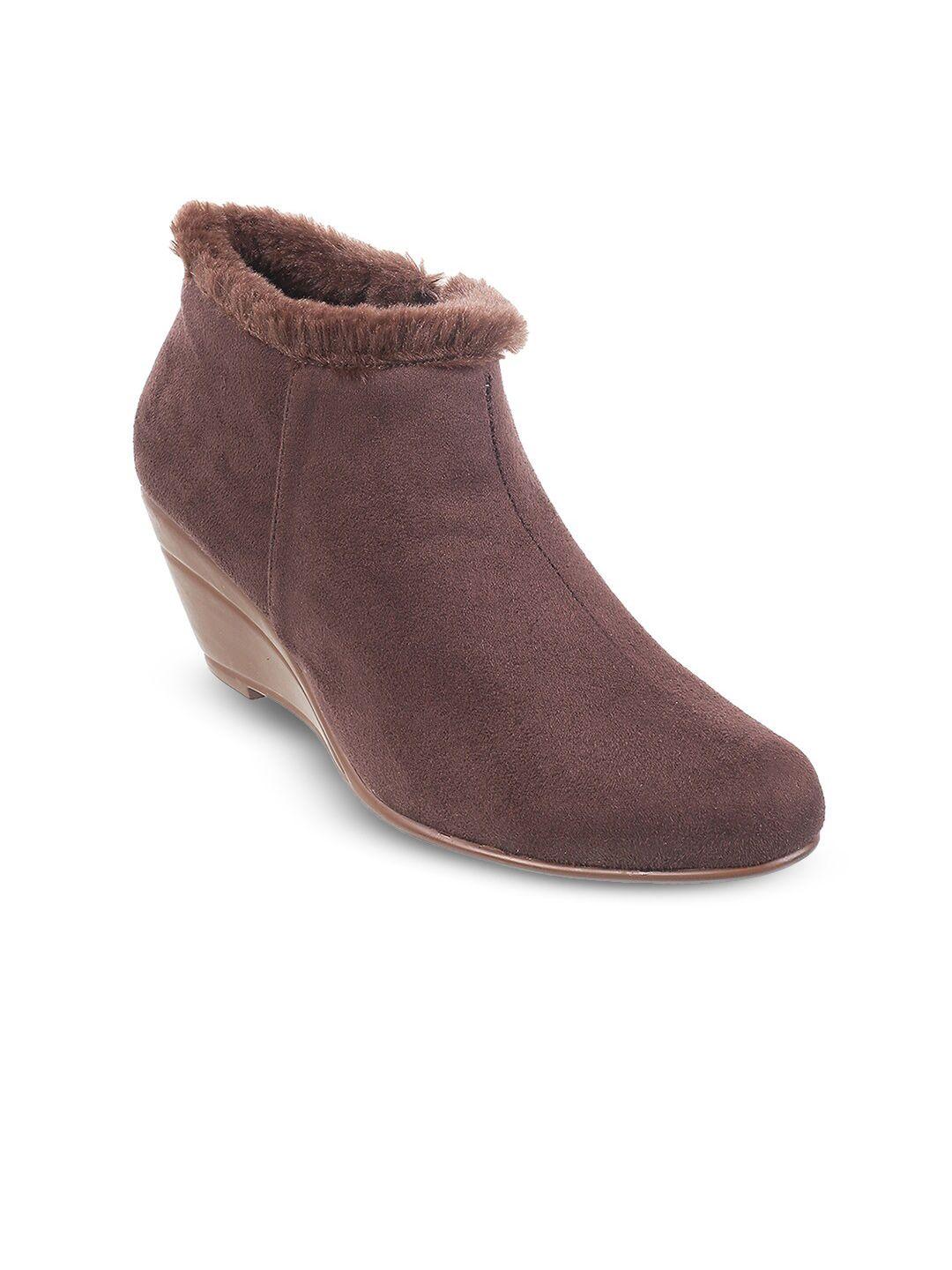 mochi wedge heels winter boots