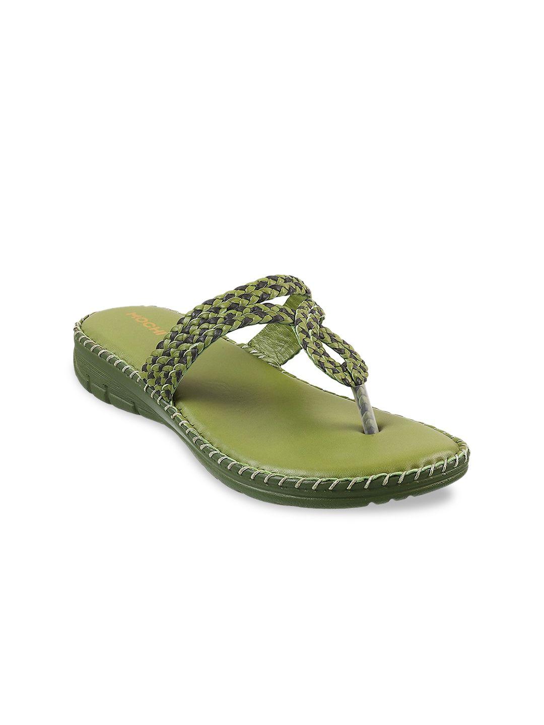 mochi women braided open toe t-strap flats
