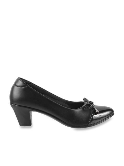 mochi women's black pump shoes