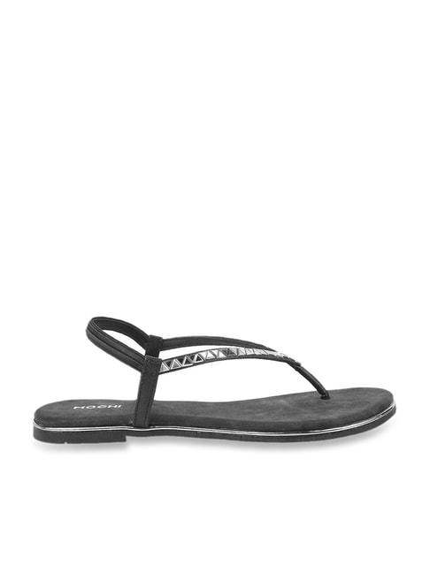 mochi women's charcoal grey sling back sandals