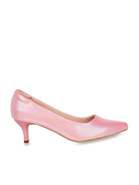 mochi women's pink stiletto pumps