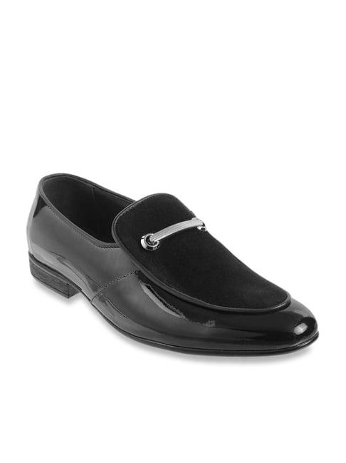 mochi black casual slip-ons