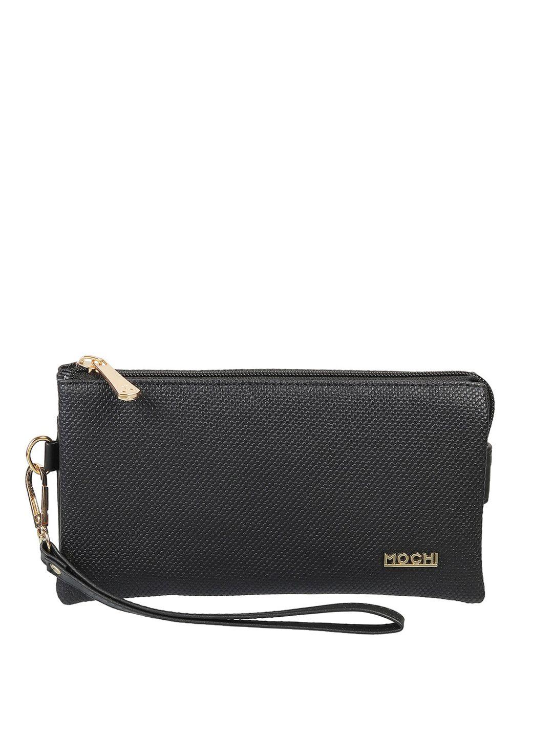 mochi black purse clutch