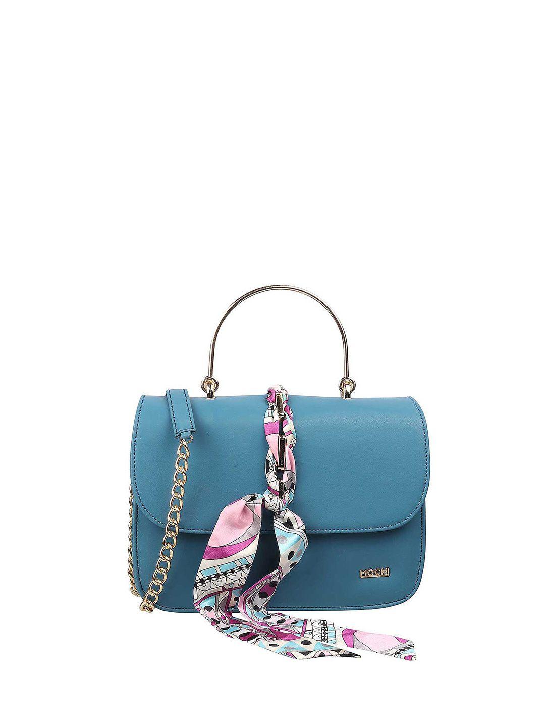 mochi blue & pink purse clutch