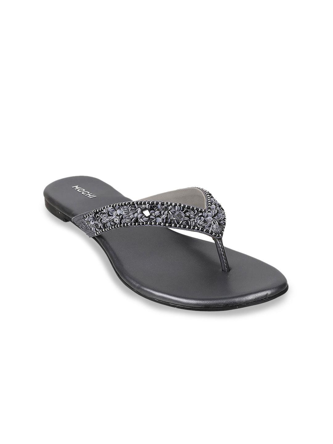 mochi embellished t-strap flats