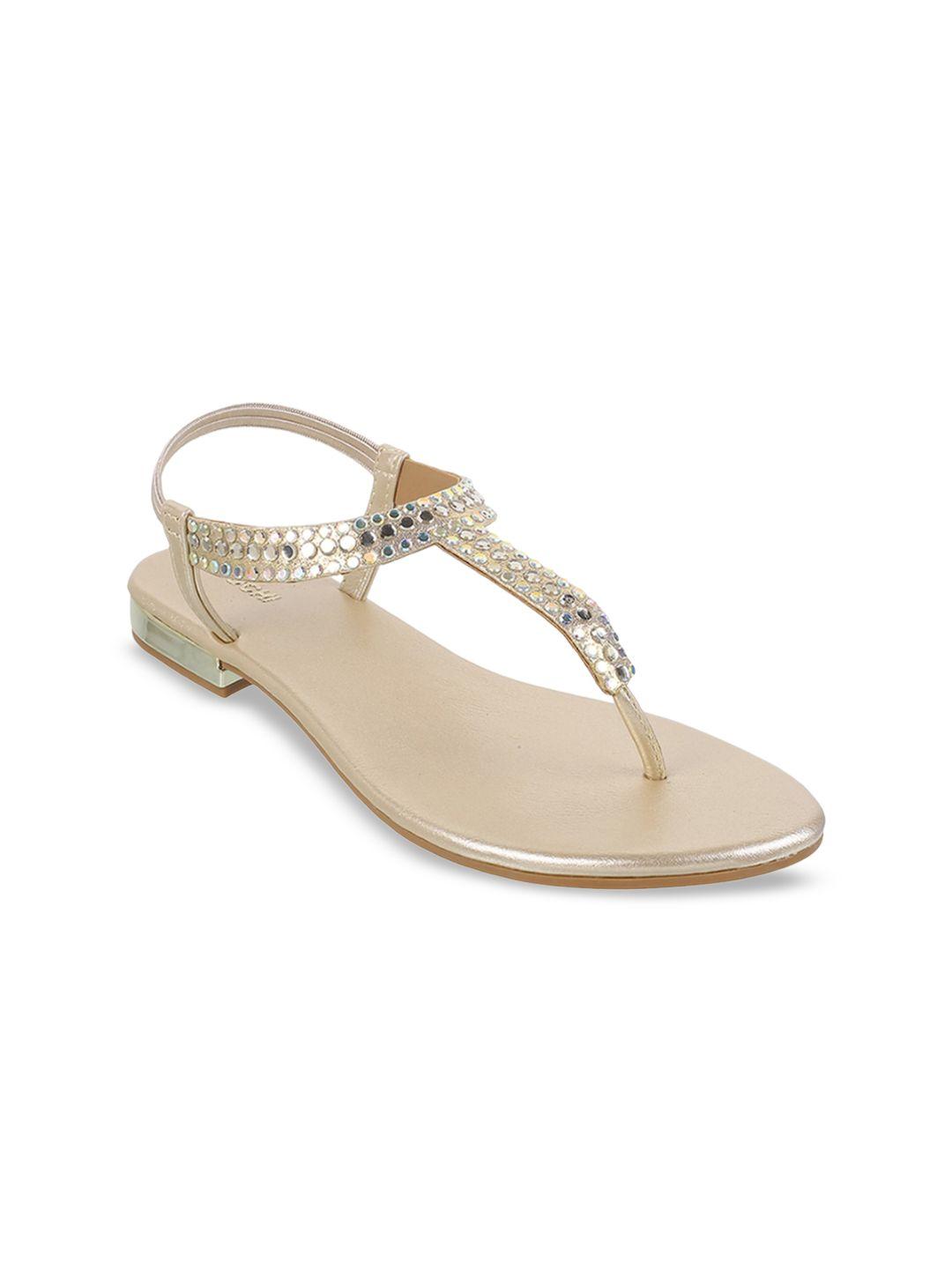 mochi embellished t-strap flats