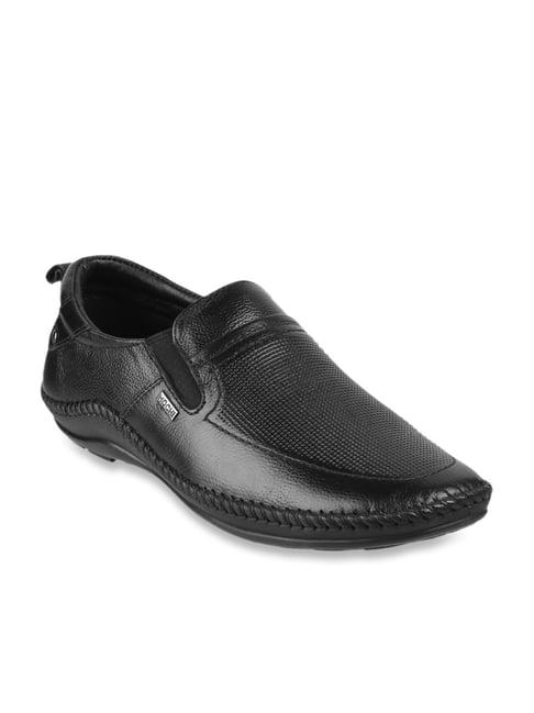 mochi men's black casual slip-ons