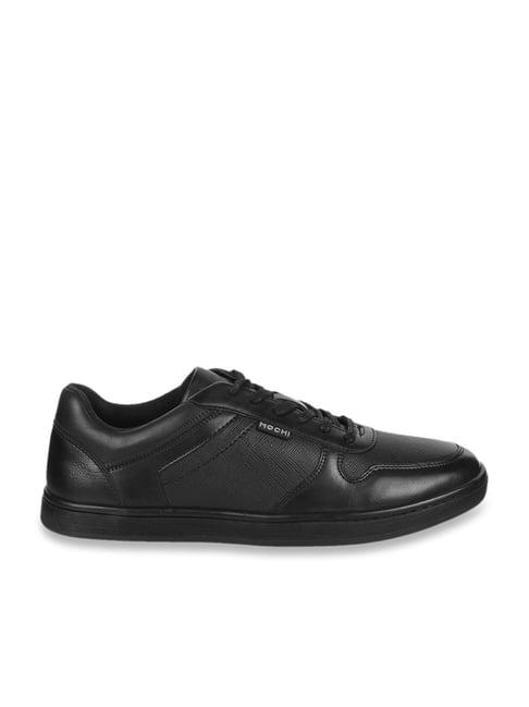 mochi men's black casual sneakers