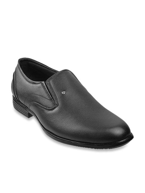 mochi men's black formal slip-ons