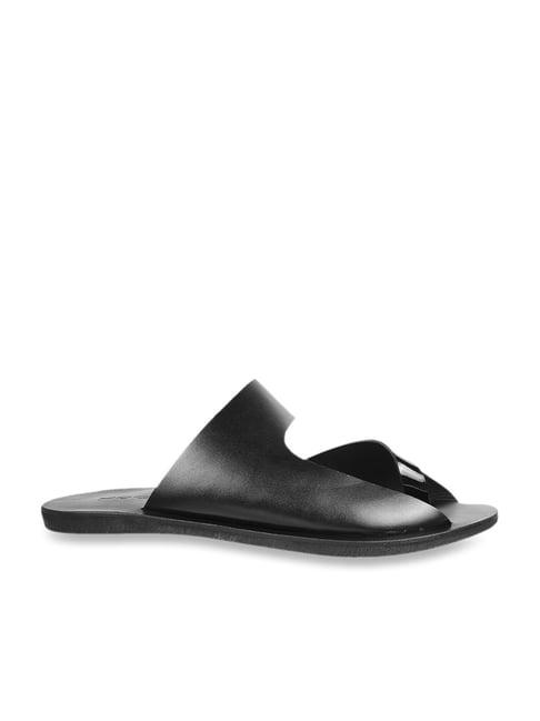mochi men's black toe ring sandals