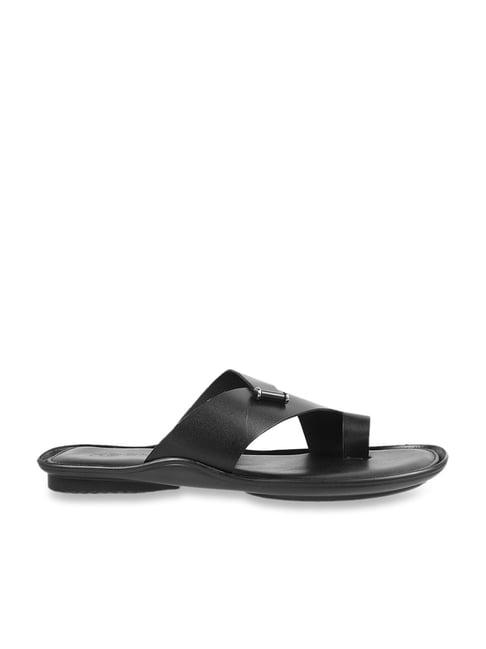 mochi men's black toe ring sandals