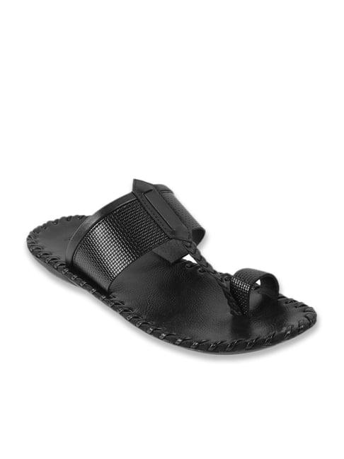 mochi men's black toe ring sandals