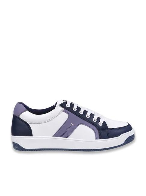 mochi men's blue & white casual sneakers