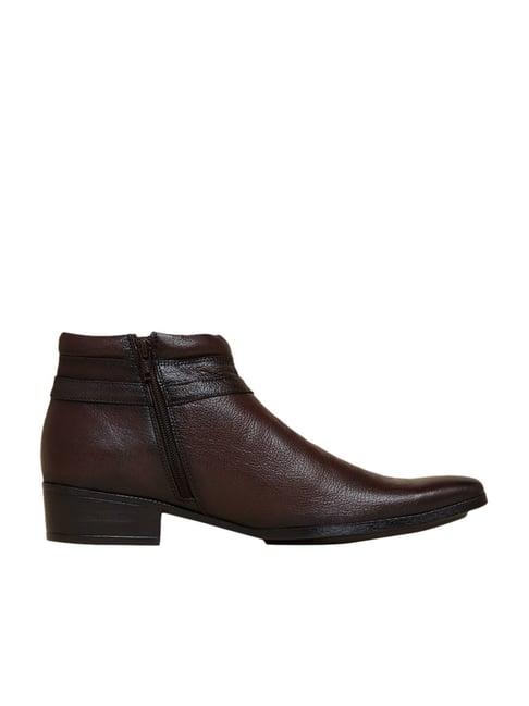 mochi men's brown casual boots