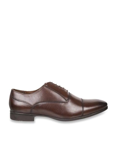 mochi men's brown oxford shoes