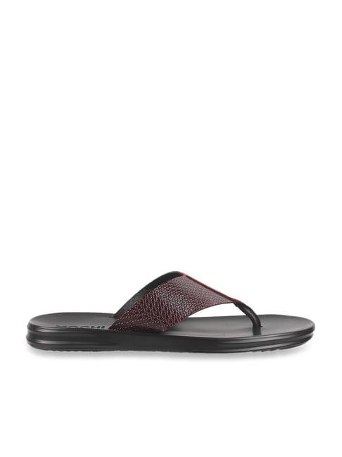 mochi men's brown thong sandals