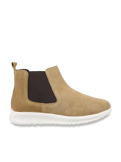 mochi men's camel chelsea boots