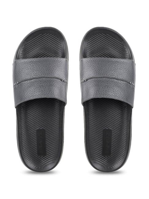 mochi men's grey slides