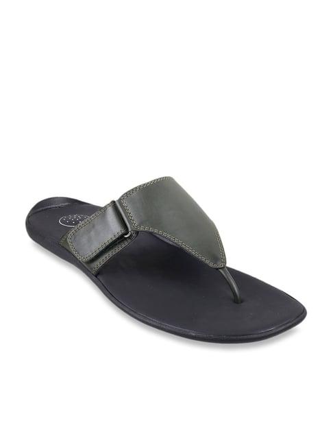 mochi men's olive thong sandals