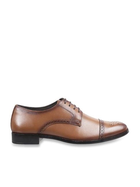 mochi men's tan oxford shoes